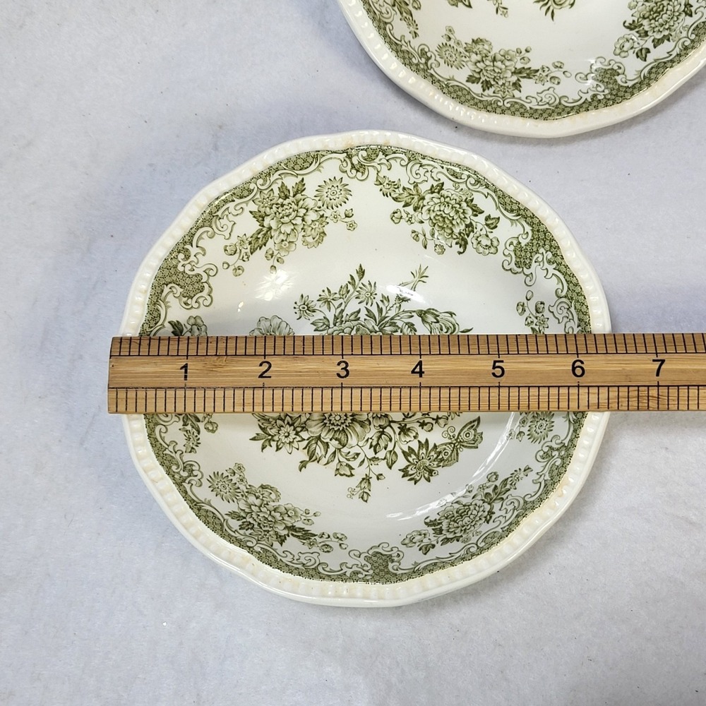 Kensington Balmoral 1801 Staffordshire Ironstone England Set 2 Bowls 6.5" - Picture 10 of 10